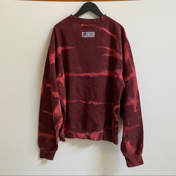 Bleached Champion Crewneck Sweatshirt - Picture 2 of 3